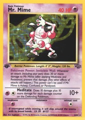 Mr. Mime - 6/64 - Holo Rare - 1st Edition